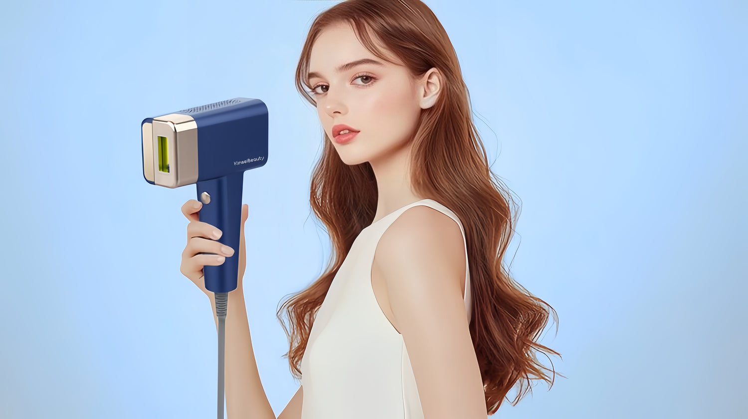KinseiBeauty T16|بالاشتراك مع MLAY، جهاز إزالة الشعر بضوء الفلاش المليوني المخصص للسوق المصري.