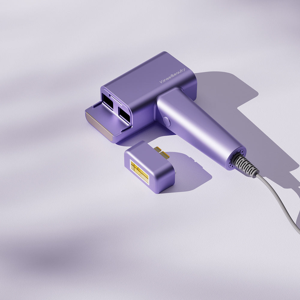 جهاز إزالة الشعر بالليزر المنزلي الأرجوانيKinseiBeauty T16 (عدسة HR * 1) - Kinseibeauty | متجر على الإنترنت