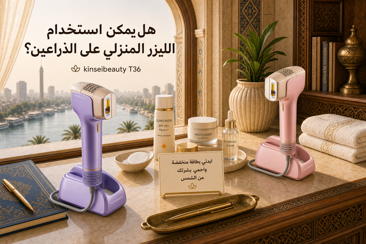 هل يمكن استخدام الليزر المنزلي على الذراعين؟