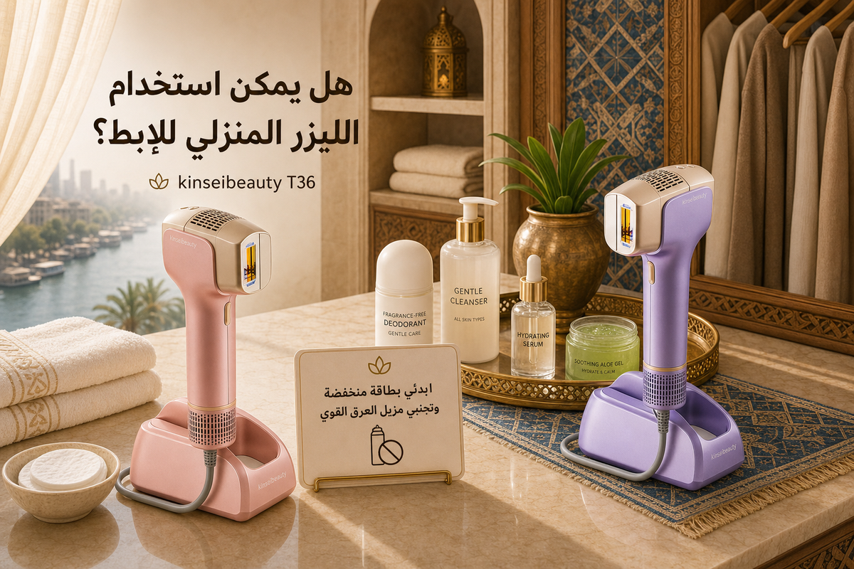 هل يمكن استخدام الليزر المنزلي للإبط؟