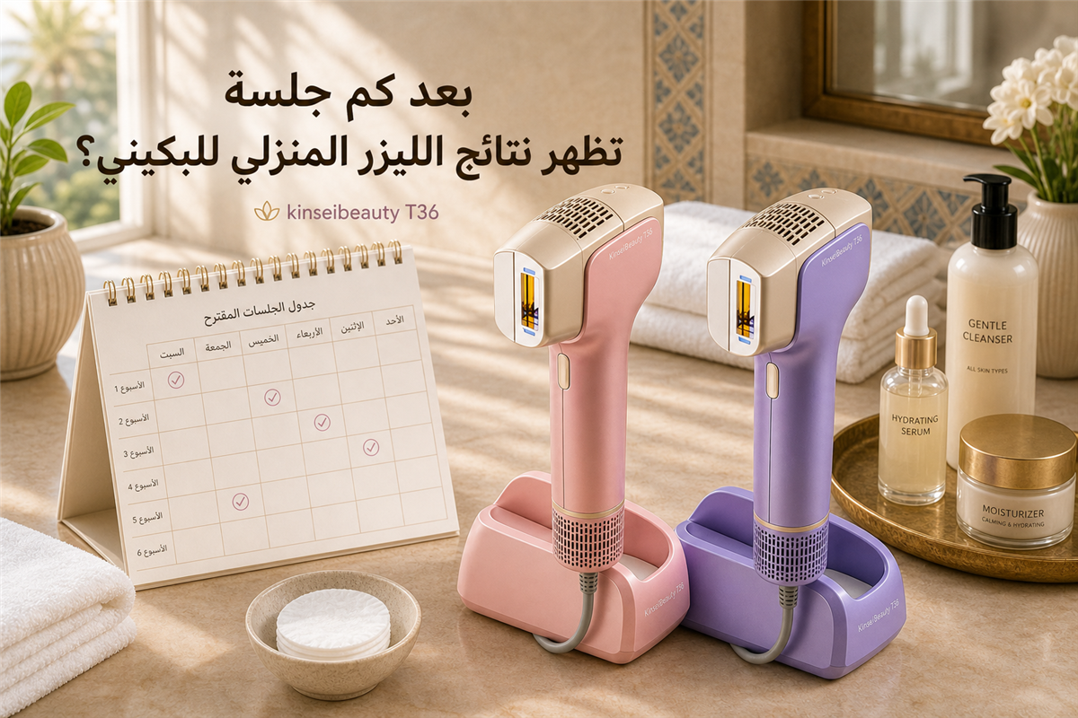  متى تظهر نتائج الليزر المنزلي للبكيني؟