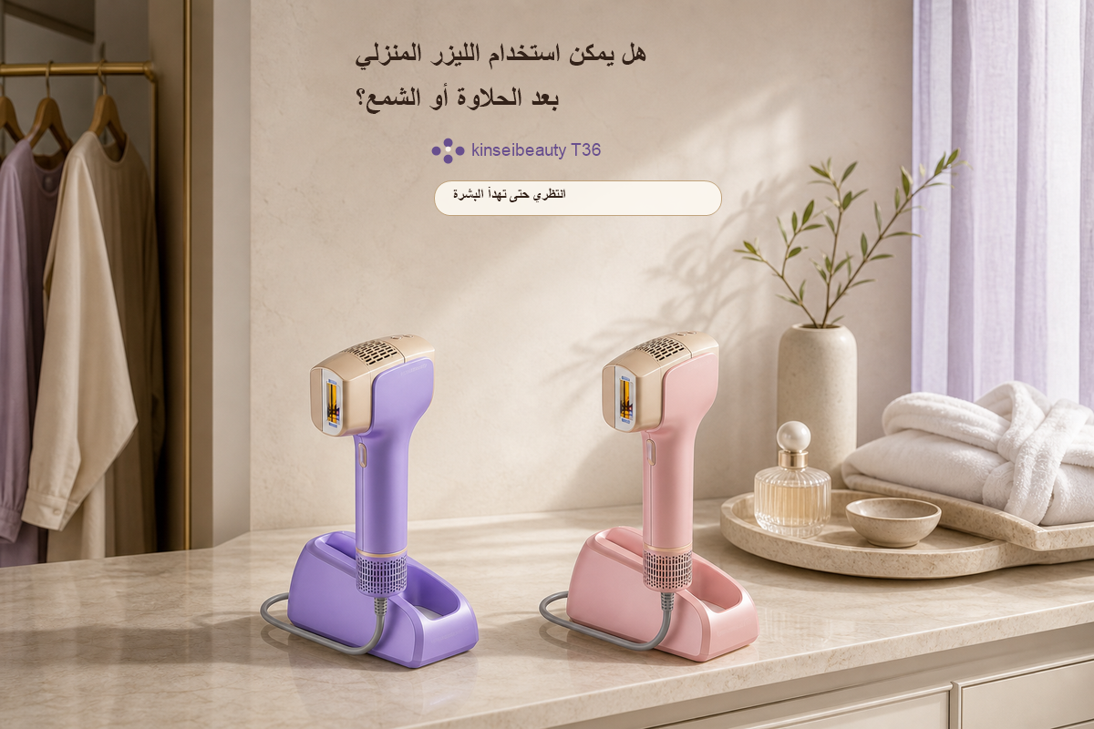 هل يمكن استخدام الليزر المنزلي بعد الحلاوة أو الشمع؟