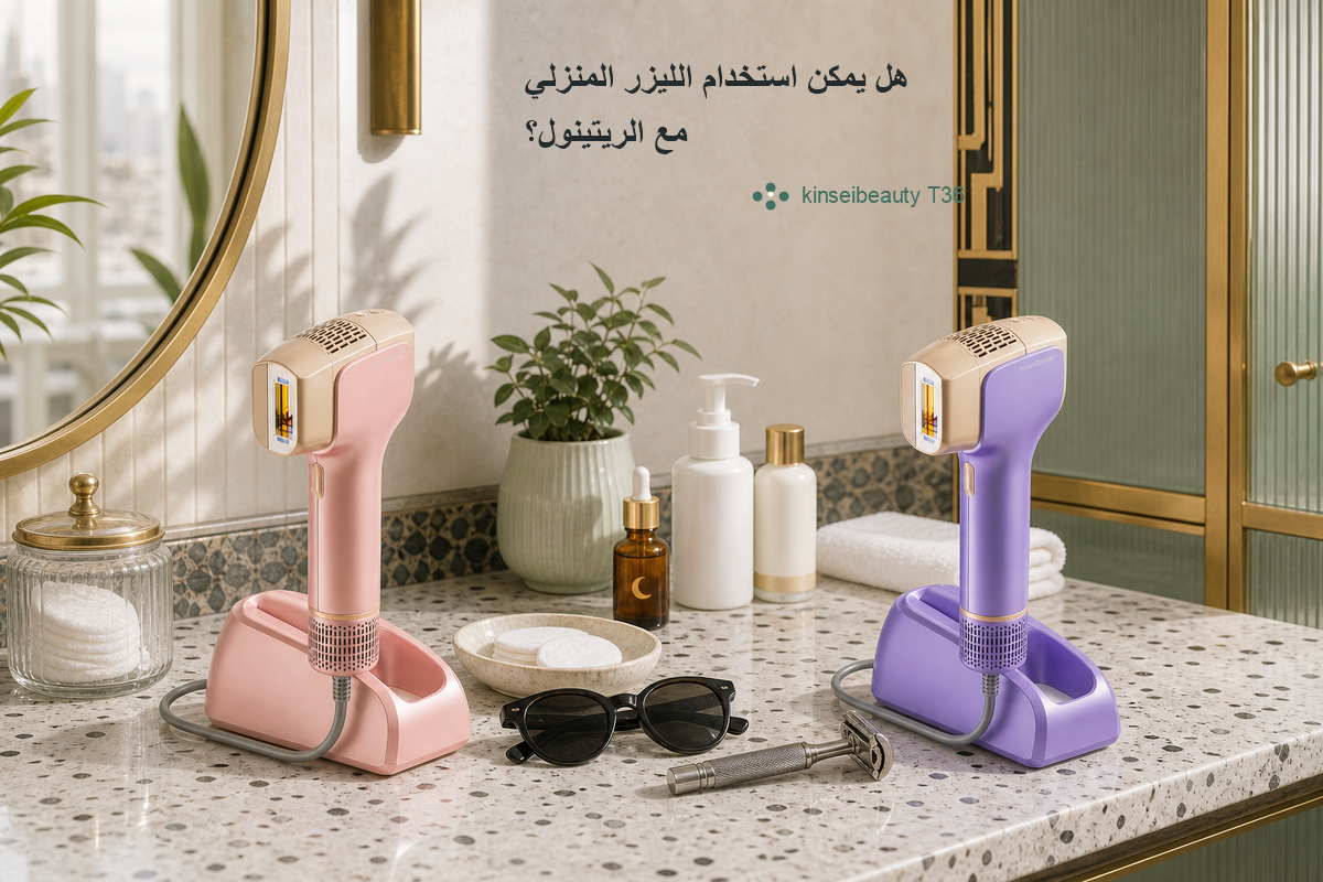 هل يمكن استخدام الليزر المنزلي مع الريتينول؟