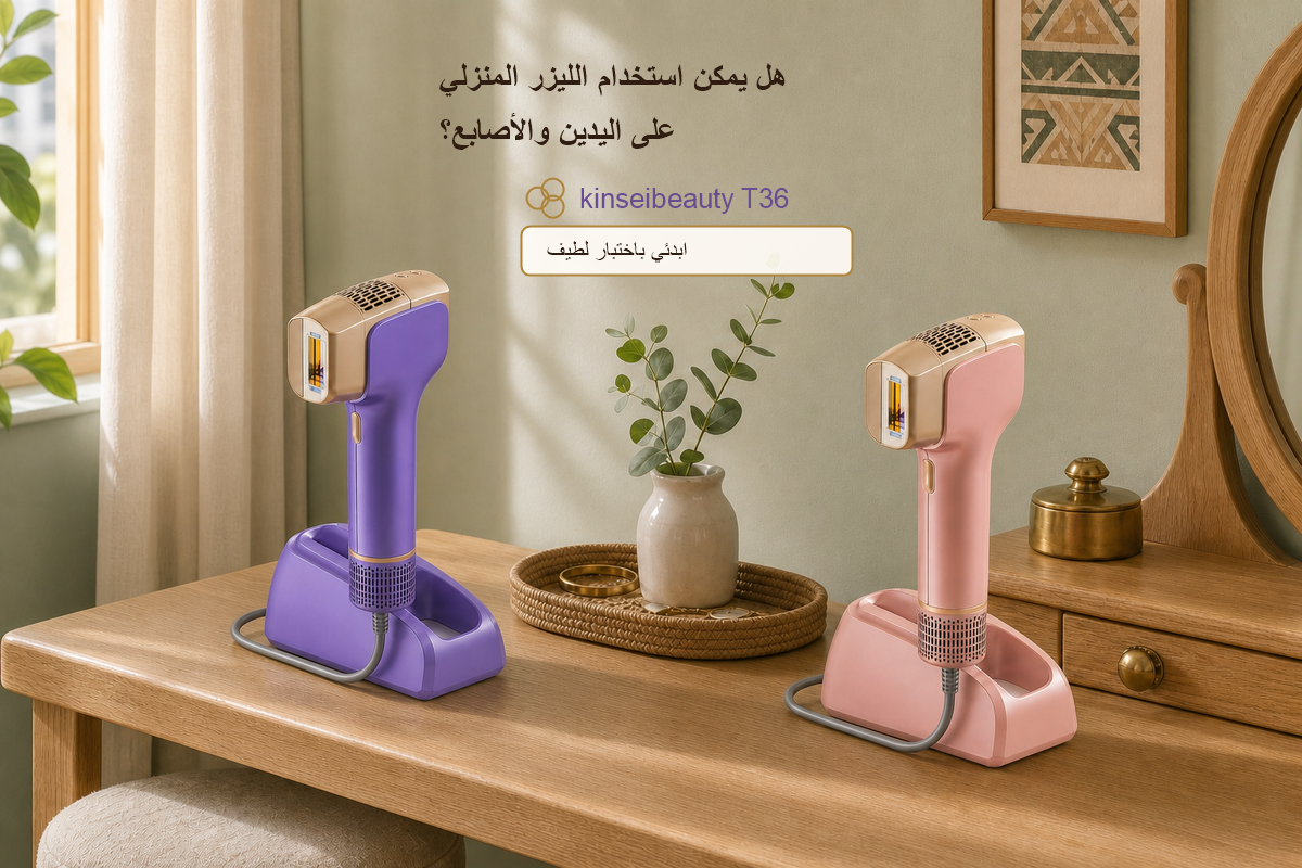 هل يمكن استخدام الليزر المنزلي على اليدين والأصابع؟