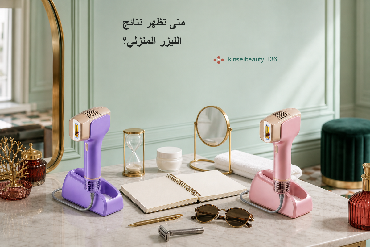 متى تظهر نتائج الليزر المنزلي؟
