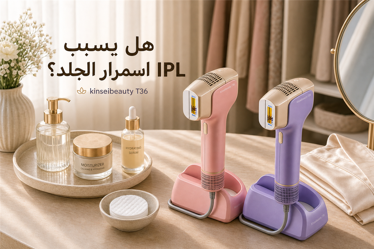  هل الليزر المنزلي يسبب اسمرار الجلد؟