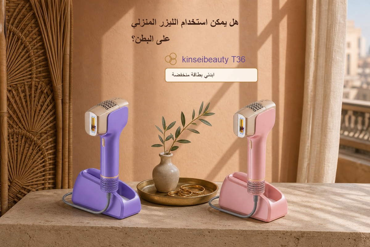 هل يمكن استخدام الليزر المنزلي على البطن؟