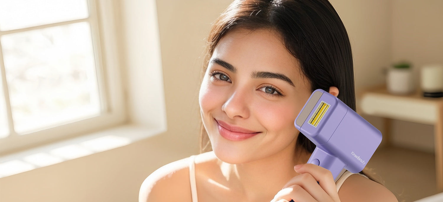 جهاز إزالة الشعر بالليزر KinseiBeauty T16 Million Flash（أرجواني فاتح） - Kinseibeauty | متجر على الإنترنت